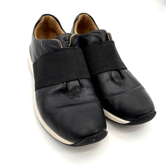 Vionic Cosmic Codie Casual Sneaker Black Size 7 Leather‎ Comfort Shoe Orthopedic - Picture 6 of 16